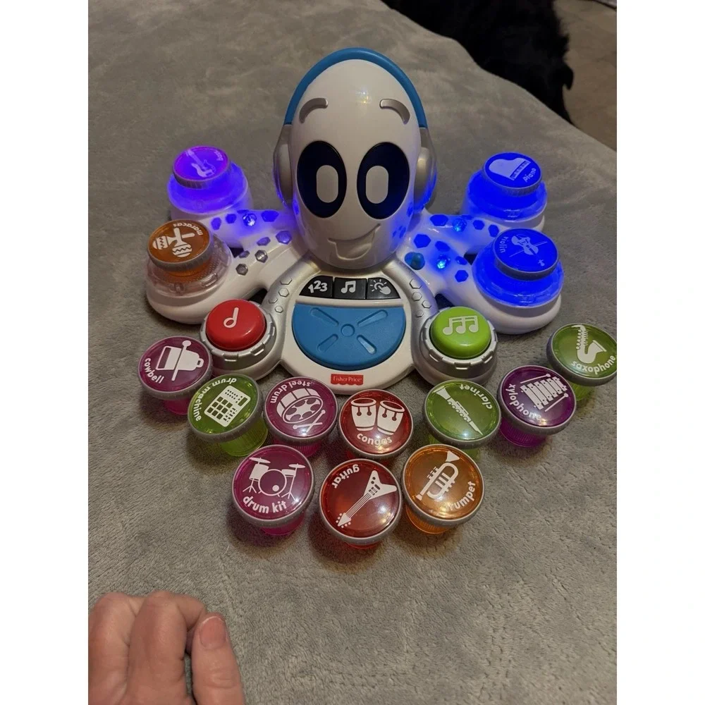 Fisher Price Think & Learn Rocktopus Musical Toy Lights Sounds Tested